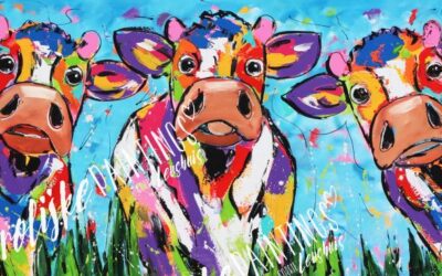 Koeien schilderen